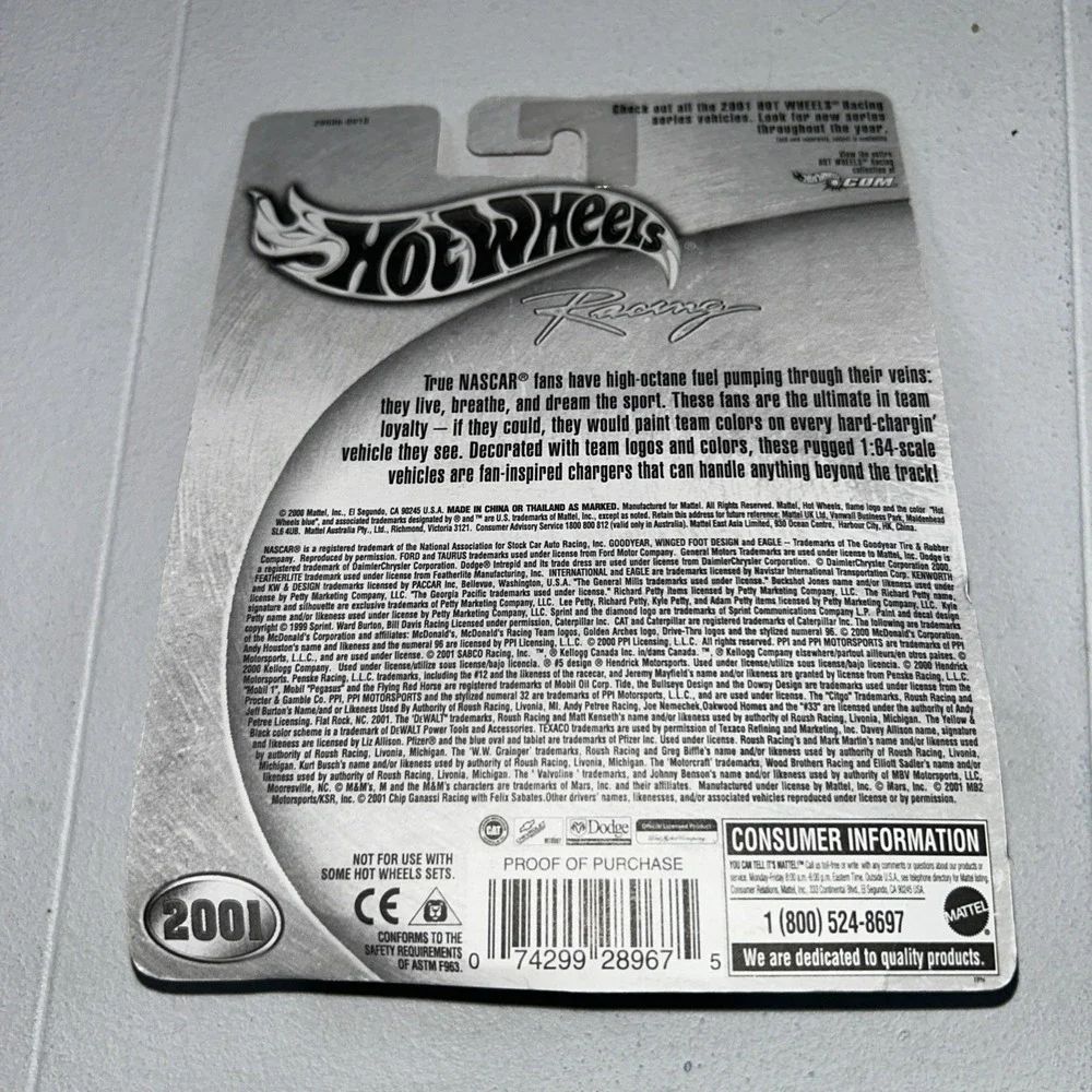 2001 Hotwheels Racing Tailginner Trucks Set 4 Of 4‎
